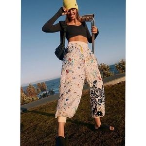 Free People NEW Color Burst Hike Pants Large
